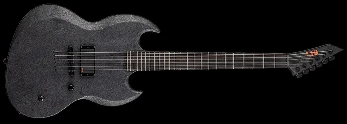 ESP LTD RM-600 Reba Meyers Signature Electric Guitar Black Marble Satin