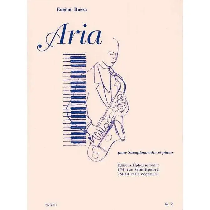 Eugene Bozza Aria for Alto Saxophone & Piano