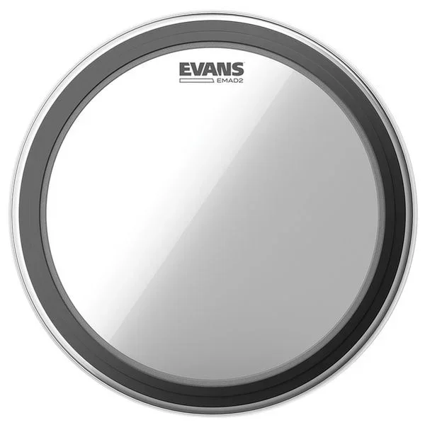 Evans 20″ EMAD2 Clear Bass Drum