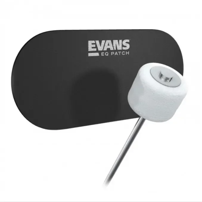Evans Double EQ Black Nylon Bass Drum Patch
