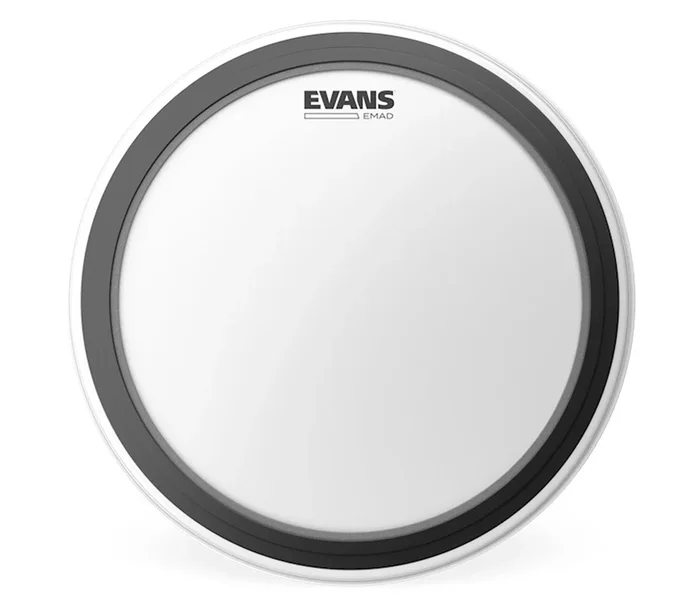 Evans EMAD Coated White 24 ” Bass Drum Head