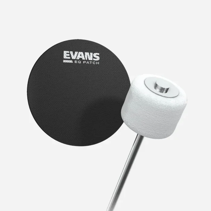 Evans EQ Black Nylon Bass Drum Patch (2 pack)