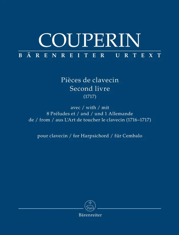 F. Couperin: Pièces de clavecin – Volume 2 (1717)