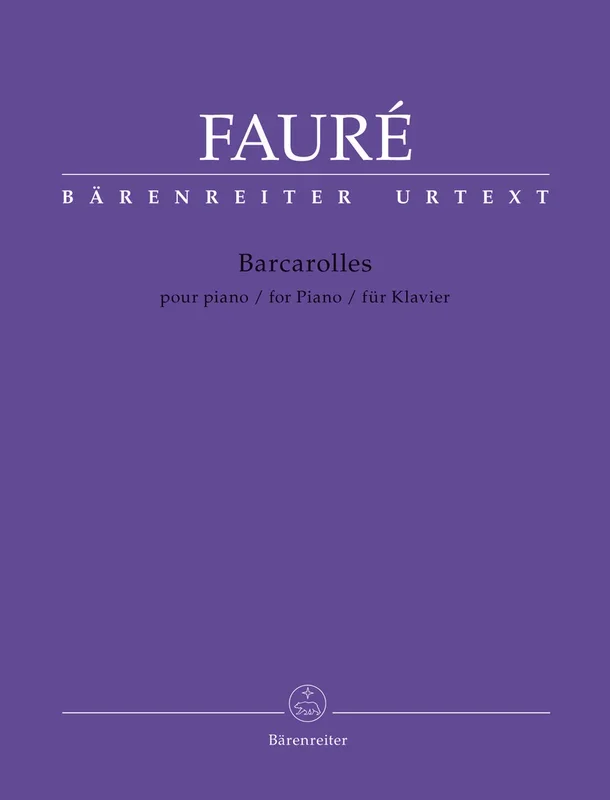 Fauré: Barcarolles