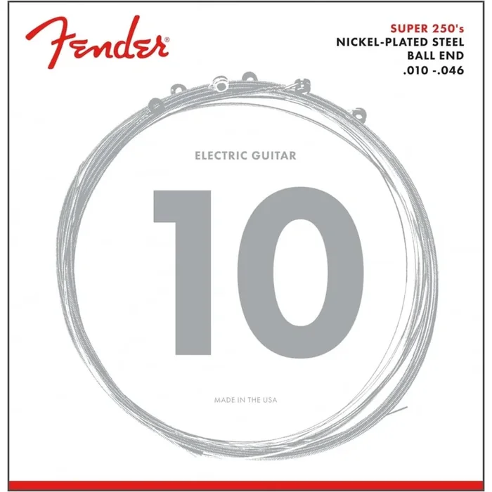 Fender 250R Nickel Wound 10-46 Electric Guitar Strings