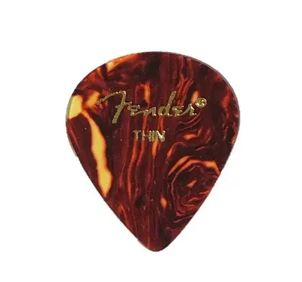 Fender 551 Small Classic Celluloid Plectrum – Thin