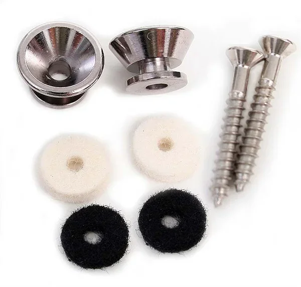 Fender American Standard Series Strap Buttons, Nickel