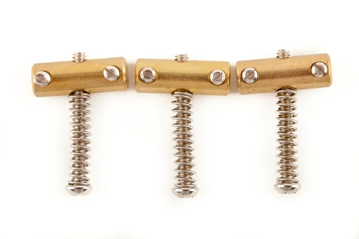 Fender American Vintage Telecaster Compensated Bridge Saddles, Brass