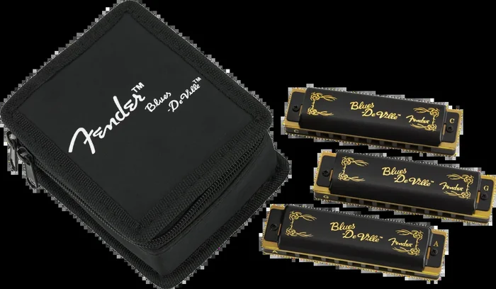 Fender Blues Deville Harmonicas | 3-pack with Case