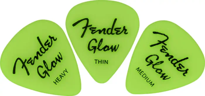 Fender Glow in the Dark Picks
