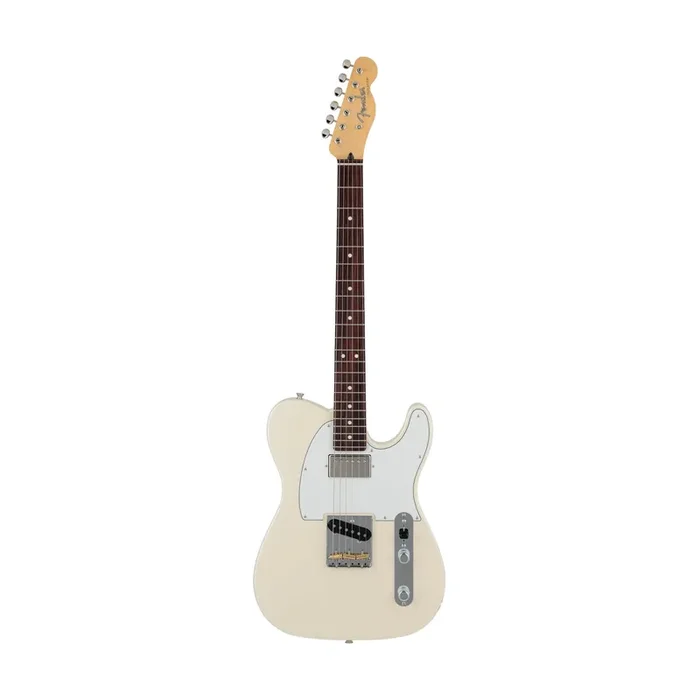 Fender Japan Hybrid II Telecaster SH Electric Guitar, RW FB, Olympic Pearl