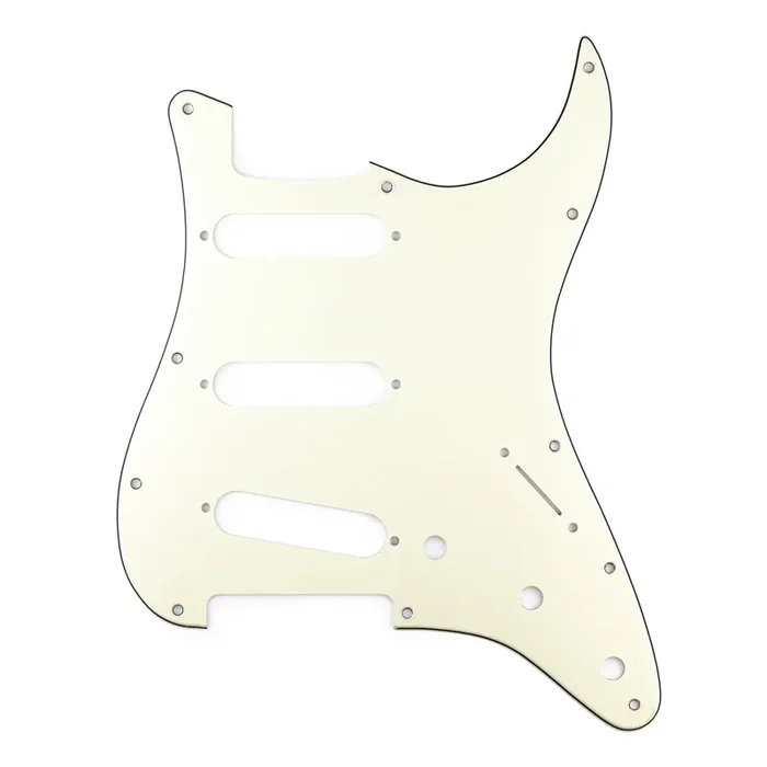 Fender Modern-Style Stratocaster Pickguard, 3-Ply Parchment