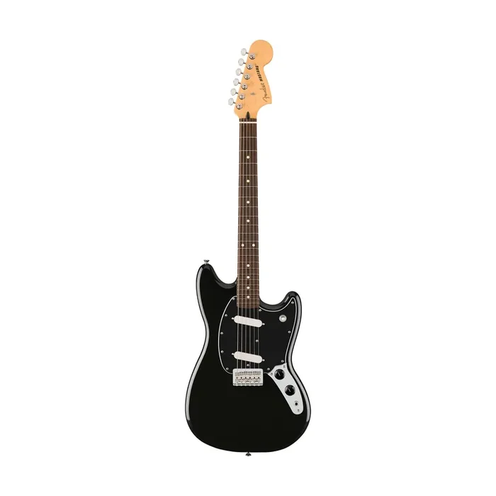 Fender Player II Mustang Electric Guitar, RW FB, Black