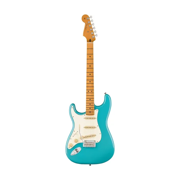 Fender Player II Stratocaster Left-Handed Electric Guitar, Maple FB, Aquatone Blue