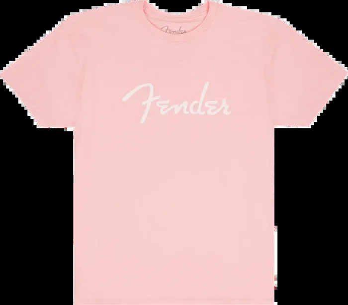 Fender Spaghetti Logo Tee – Shell Pink