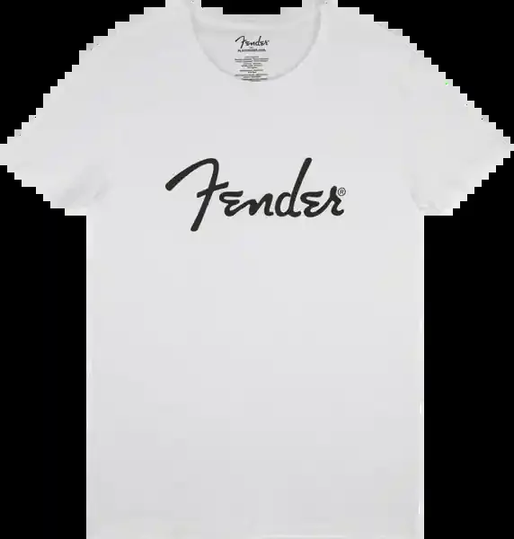 Fender Spaghetti Logo Tee – White