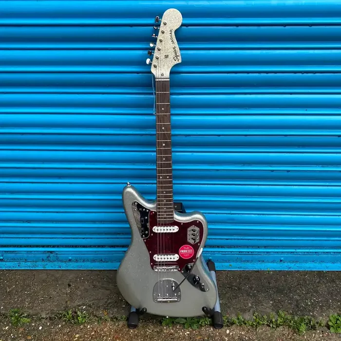 Fender Squier – Jaguar Electric Guitar (Silver Sparkle)