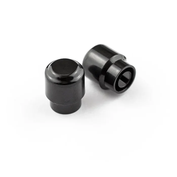 Fender Telecaster Barrel-Style Black Switch Tips, 2-Pack