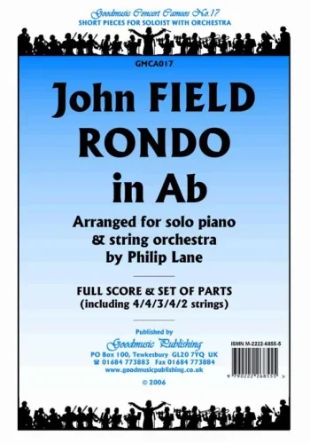 Field : Rondo In Ab: String Orchestra and Piano Solo: Scandpts (lane)
