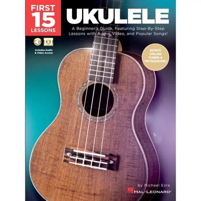 First 15 Lessons – Ukulele (incl. Audio & Video Access)