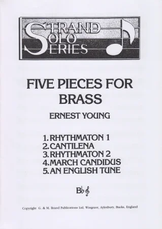 Five Pieces For Brass (Bb Or C Instrument And Piano) – Young,