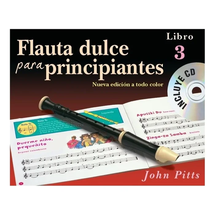 Flauta Dulce Para Principiantes Libro 3