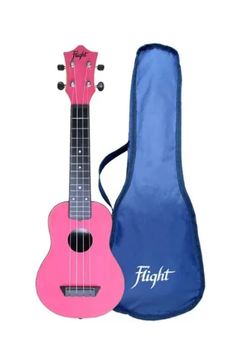 Flight TUS35PNK Pink ABS Travel Soprano Ukulele