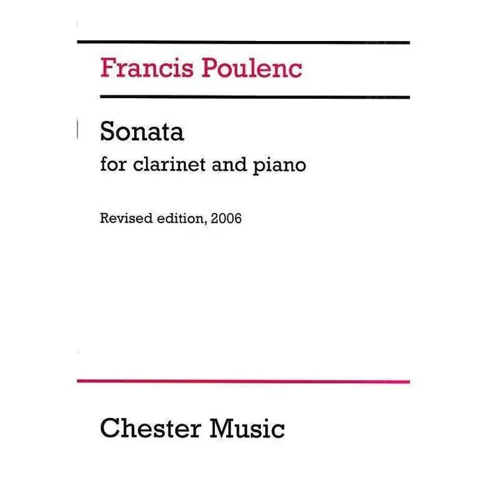 Francis Poulenc – Sonata for Clarinet & Piano