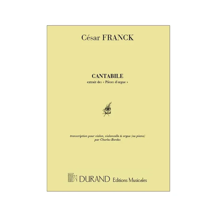Franck, César – Cantabile Extrait De Pieces D’Orgue