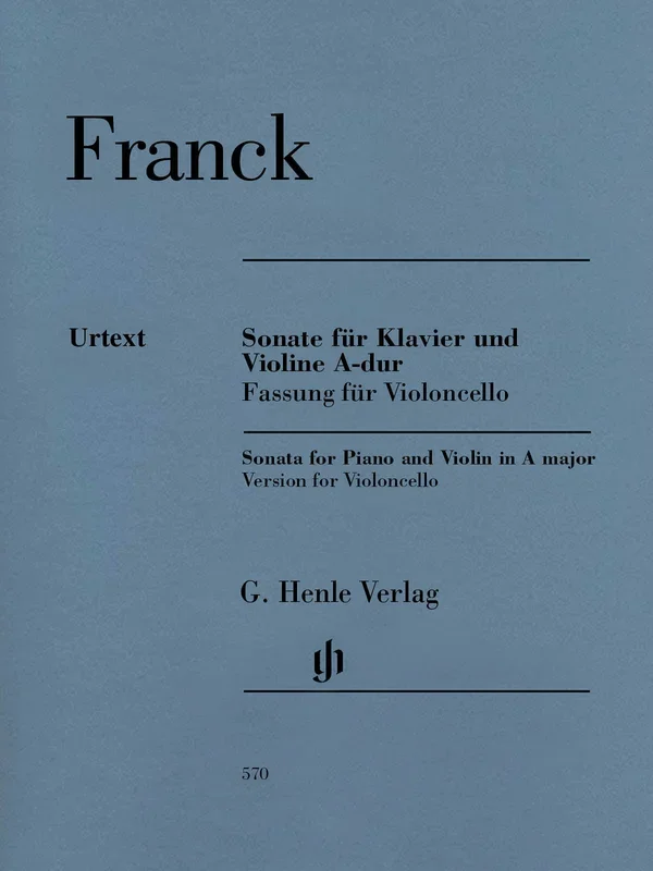 Franck: Violin Sonata (arr. for cello)