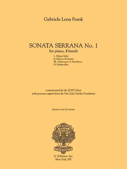 Frank: Sonata Serrana No. 1