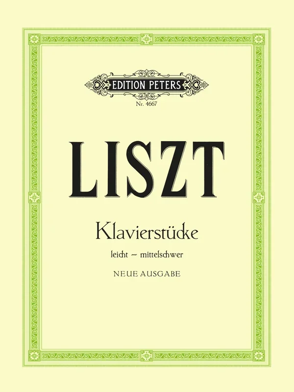 Franz Liszt : Franz Liszt : Canzonetta del Salvator Rosa – Piano – Faber Digital