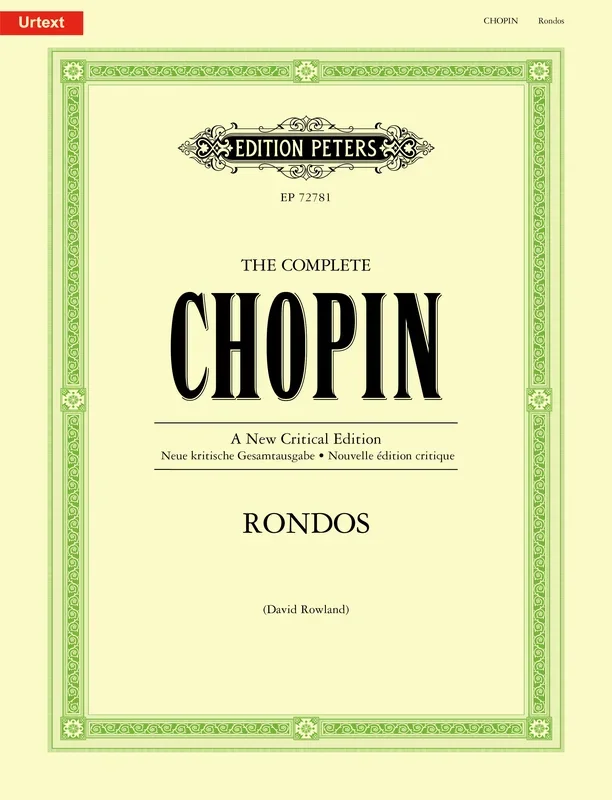 Frederic Chopin : Frederic Chopin : Rondo Op. 16 – Piano – Faber Digital