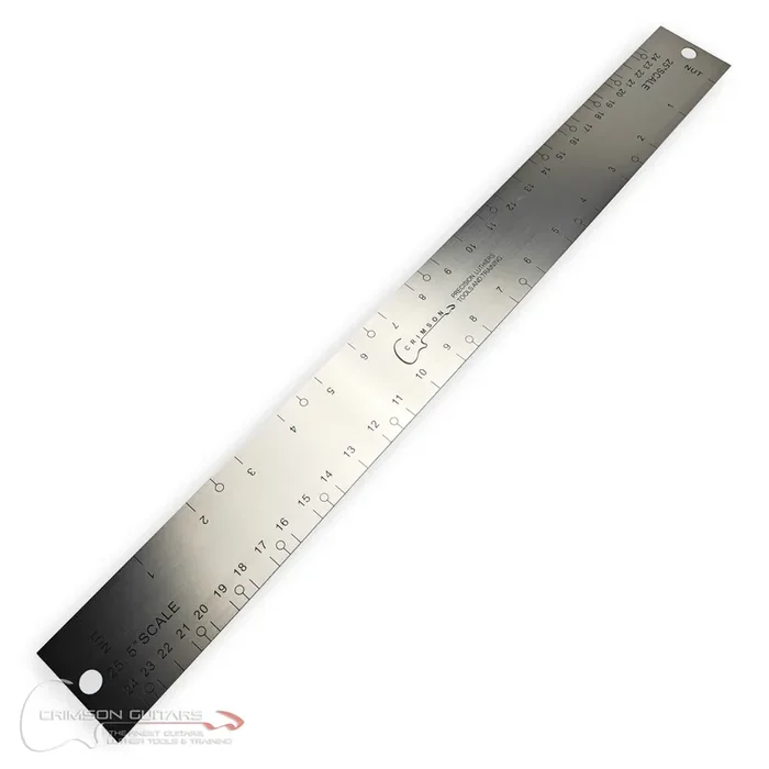 Fret Spacing Ruler – 4 Scale Lengths in 1