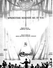 Fritz Rotter : Fritz Rotter : Springtime Reminds Me Of You – Piano, Voice – Faber Digital