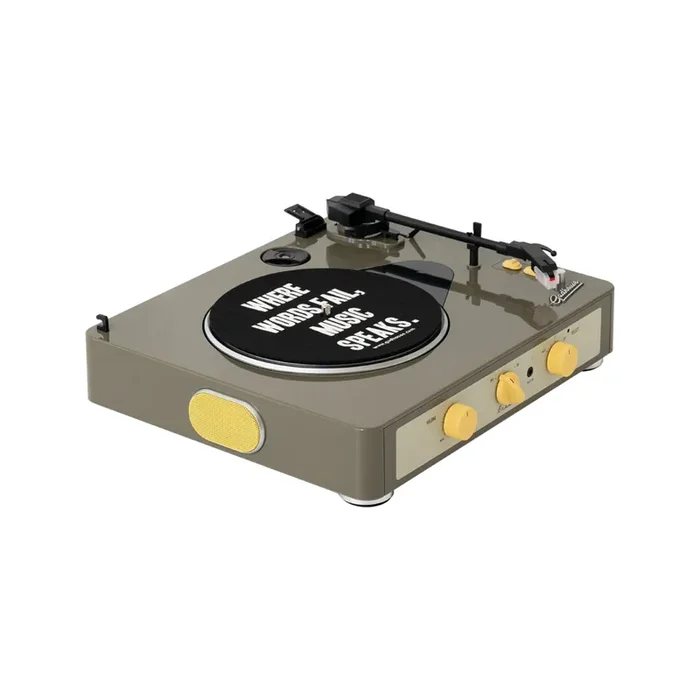Gadhouse Brad MKII Record Player, Grey