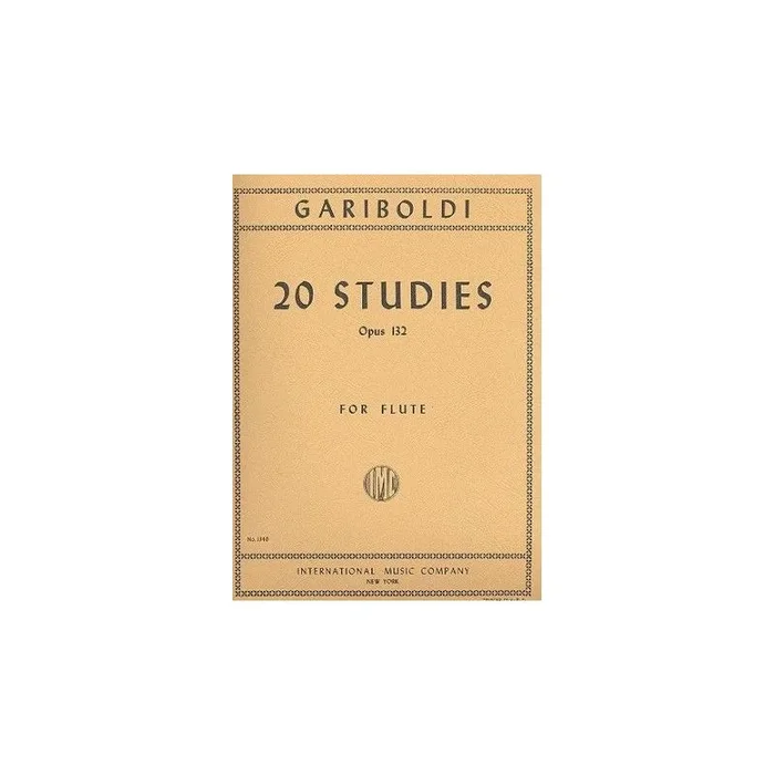 Gariboldi, Giuseppe – 20 Studies Op.132