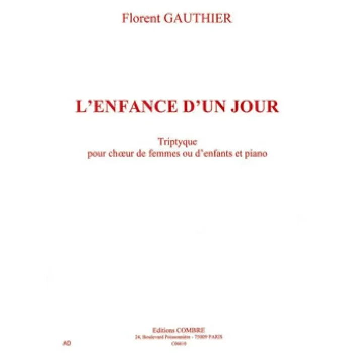 Gauthier, Florent – L’Enfance d’un jour