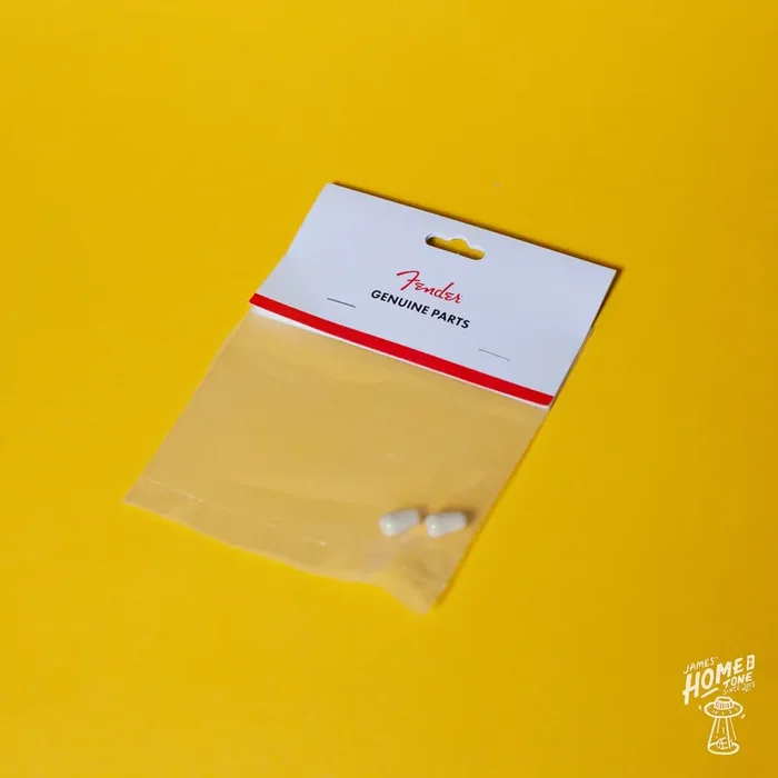 Genuine Fender® Stratocaster teardrop switch tip – Aged White (cream)