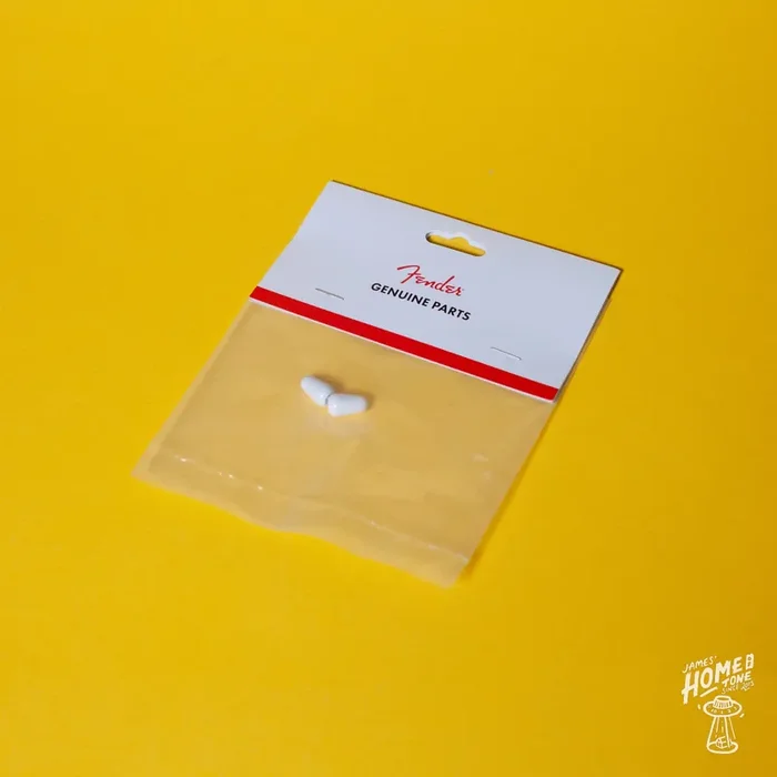 Genuine Fender® Stratocaster teardrop switch tip – White