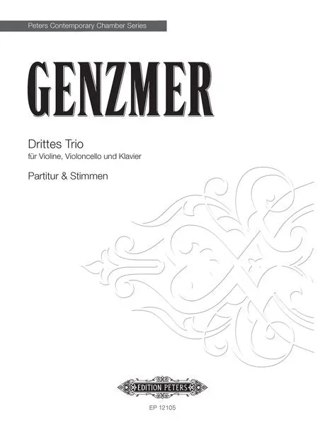 Genzmer: Piano Trio No. 3, GeWV 332