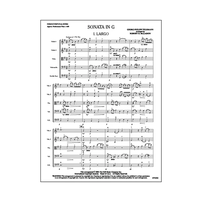 Georg Philipp Telemann – Sonata in G