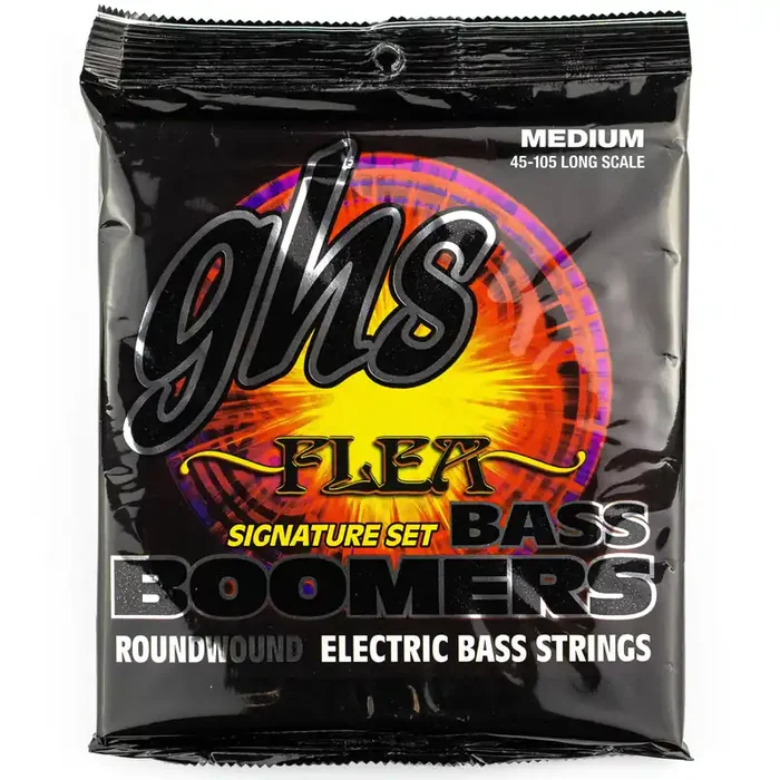 GHS Bass Boomers FLEA Nickel Wound 45-105 Bass Guitar Strings, Long Scale [M3045F]