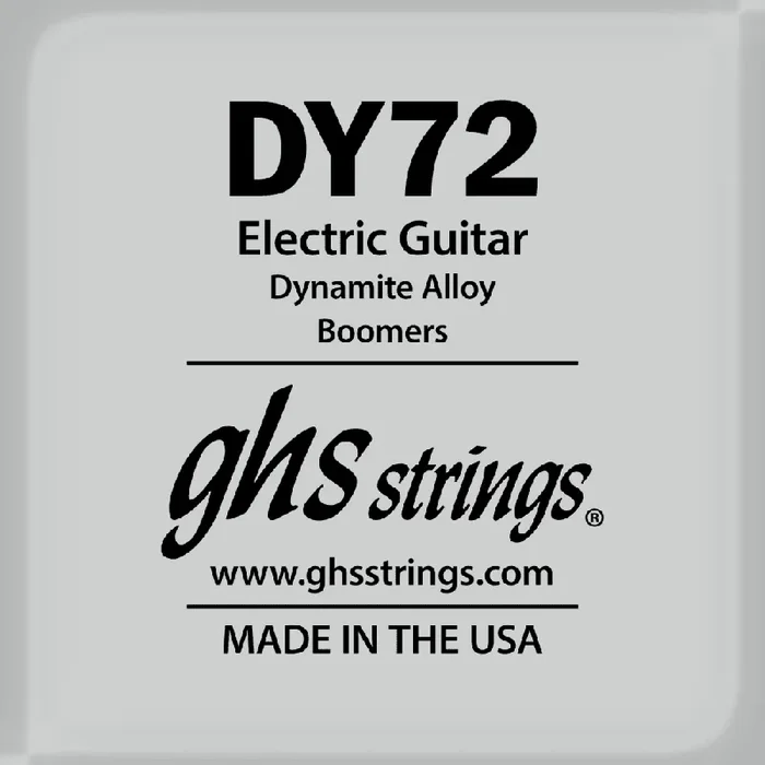 GHS Boomers Hex Core Nickel Wound .072 Electric Guitar Single String
