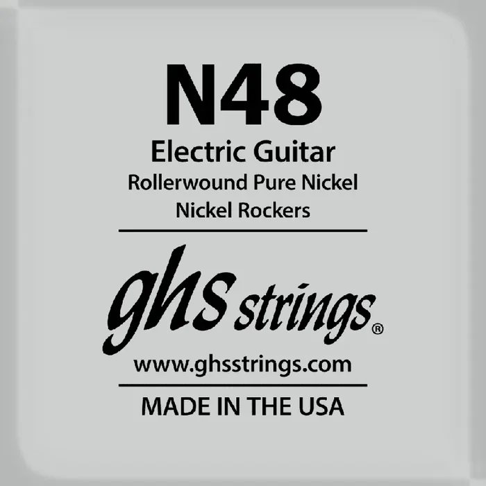 GHS Rollerwound Pure Nickel 48 (.048‚Äù) Electric Guitar Single String