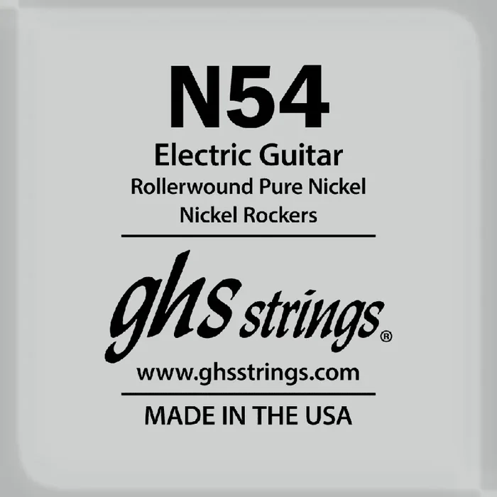 GHS Rollerwound Pure Nickel 54 (.054‚Äù) Electric Guitar Single String