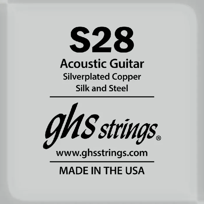 GHS Silk & Steel 28 (.028‚Äù) Acoustic Guitar Single String