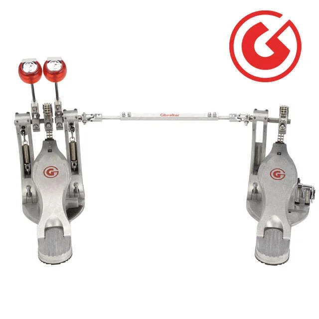 Gibraltar 9711G-LFTDB Lefty Double Kick Bass Drum Pedal G-Class w/ Case GI9711GLFTDB