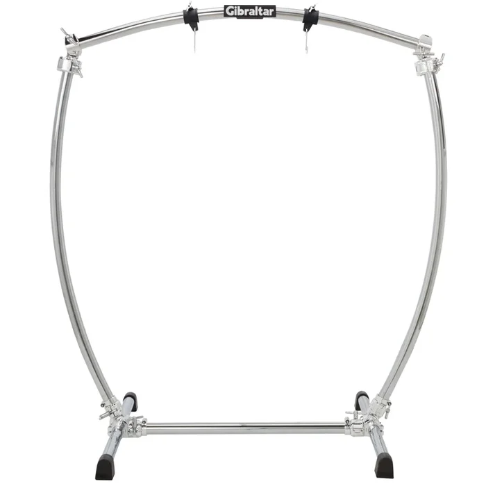 Gibraltar Large Curved Chrome Gong Stand