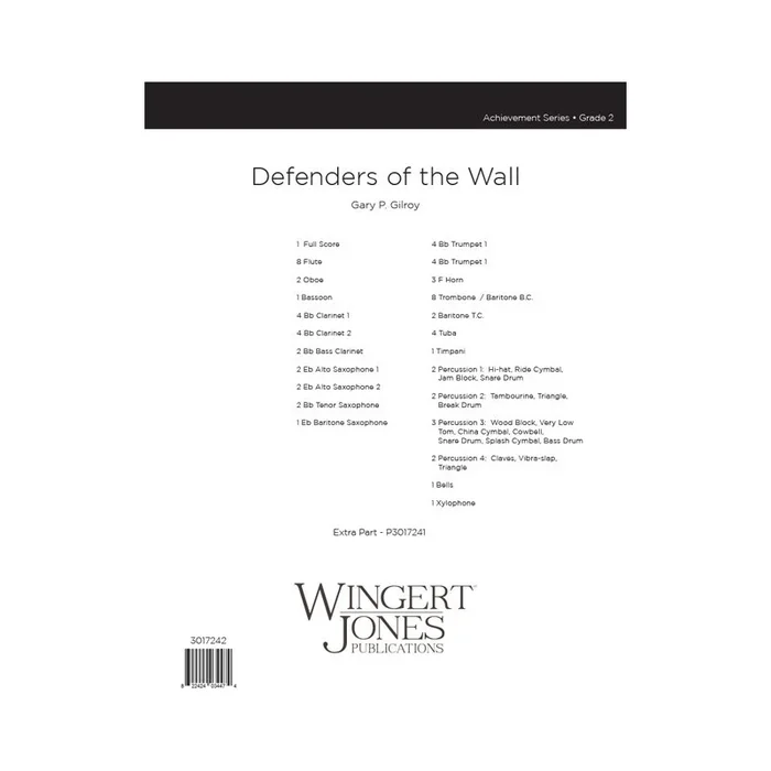 Gilroy, Gary P. – Defenders of the Wall – Full Score